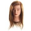 Hi Lift Mannequin Head Anita - Long Brown (40-45cm) - Click for more info