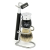 Shaving Brush with Stand and Razor  100% Pure Bristles - Click for more info